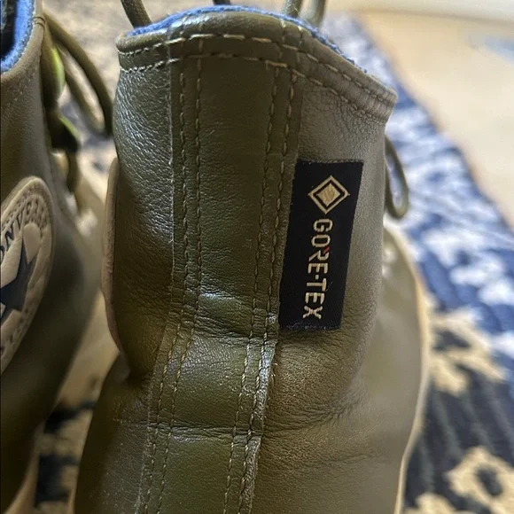 Converse Olive Green High-Top Sneakers - Picture 4 of 4